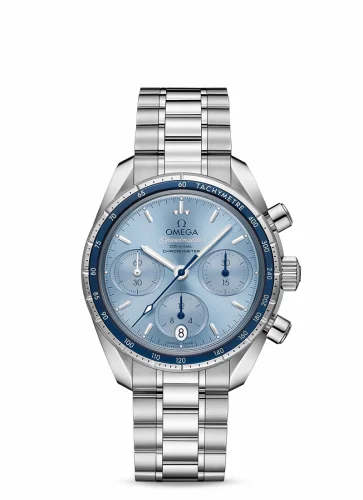Omega Speedmaster Co-Axial 38 Stainless Steel / Blue / Bracelet 324.30.38.50.03.001 (32430385003001)